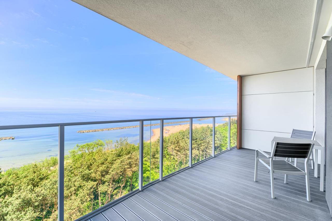 Penthouse Z Widokiem Na Morze Apartment Darlowko Bagian luar foto